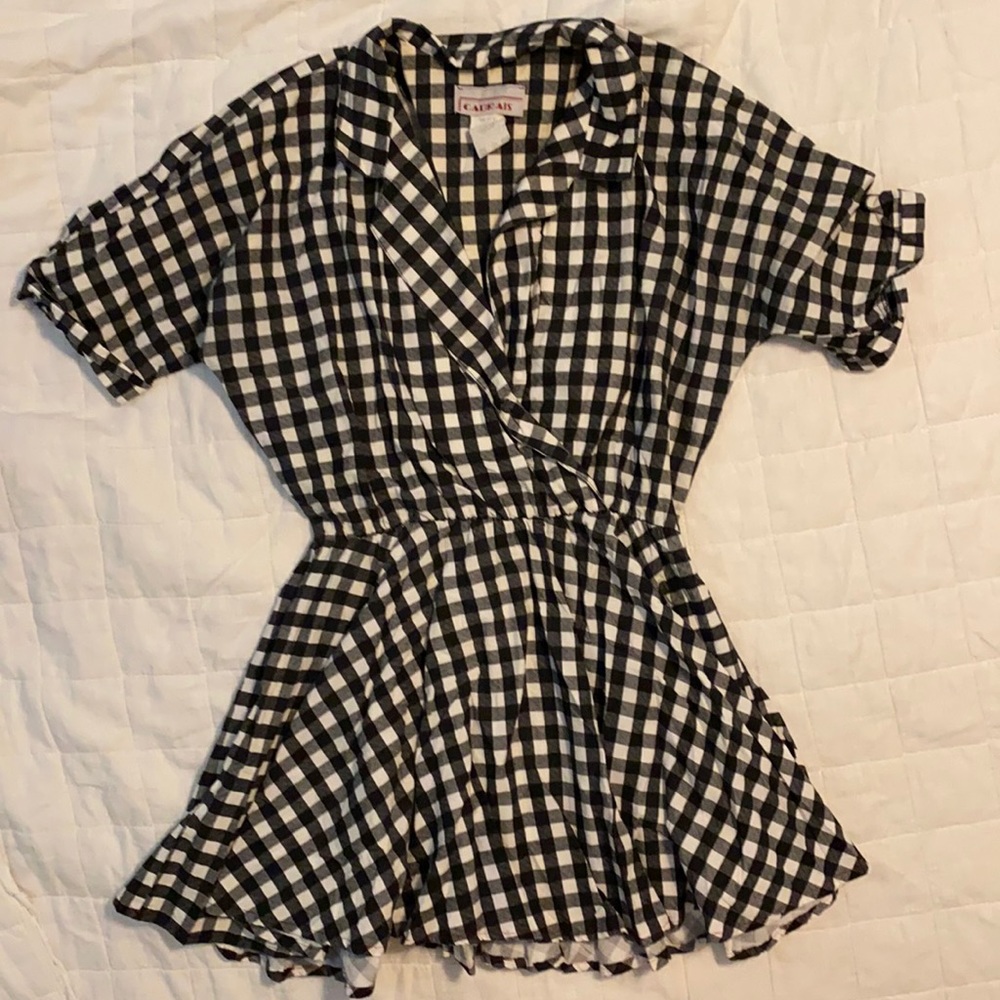 vintage gingham dress